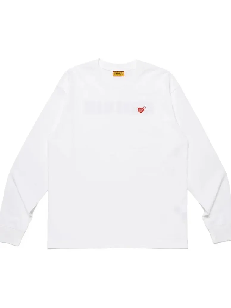 HUMAN MADE Heart Badge L/S T Shirt FW26 Boxy Fit Delta Cotton Unisex Japanese