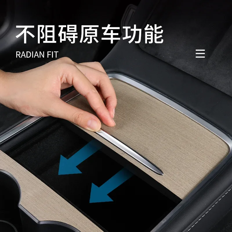 Applicable to Tesla Rejuvenation 3 White Black PVC Solid Wood Sticker Steering Wheel Sticker Original Wood   buy two at least
