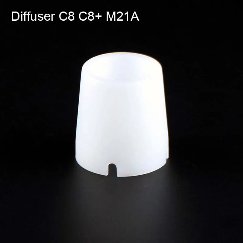 Flashlight Diffuser Inner Diameter 45mm for Convoy C8 C8+ M21A Linterna LED Torch Flash Light for Camping Reading Work Light