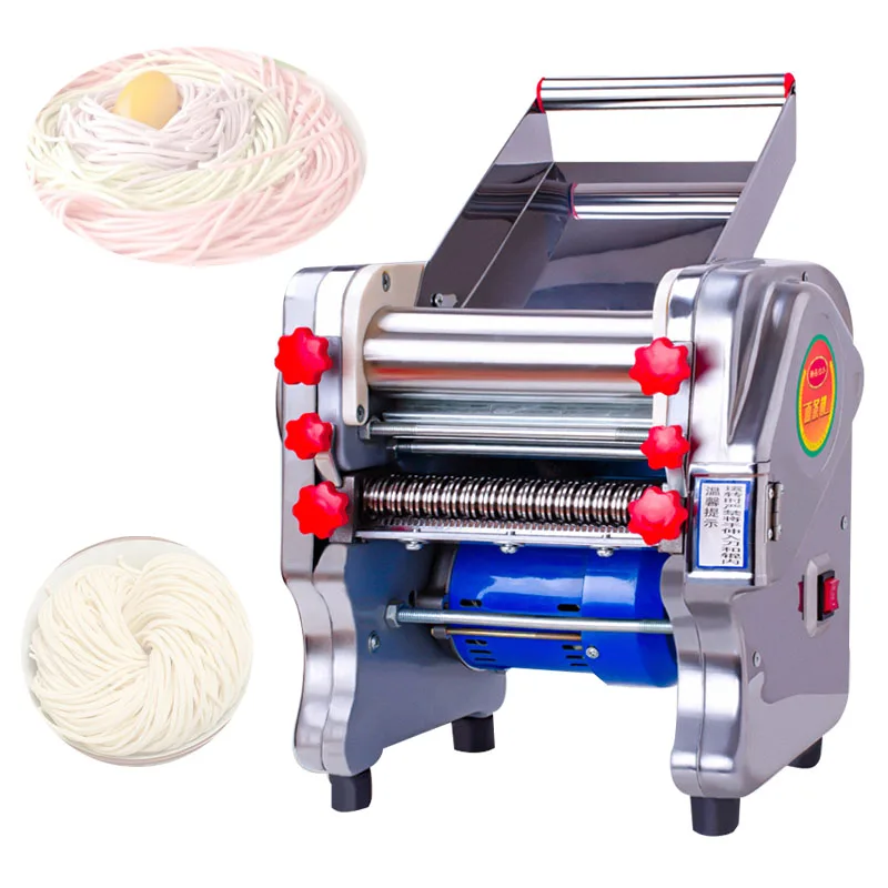 

Noodle Pressing Machine Commercial Electric Stainless Steel Automatic Kneading Dough Dumpling Skin Machine Noodle Maker