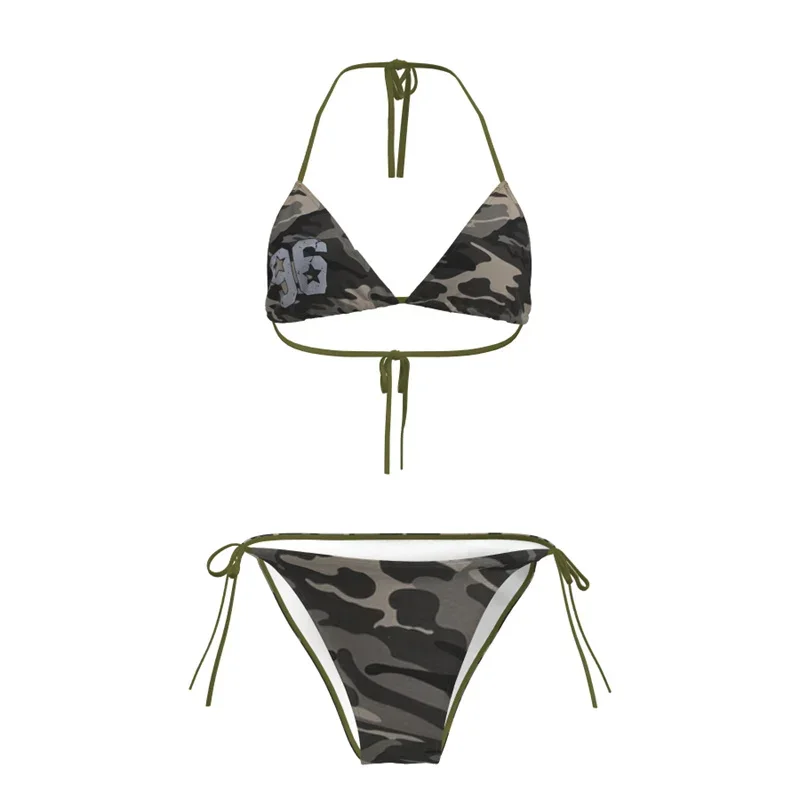 

2025 Sexy Push-Up Bikini Set-Triangle Top High Waist Bottom Small Chest Enhancer 3-Piece Swimsuit Lingerie Set
