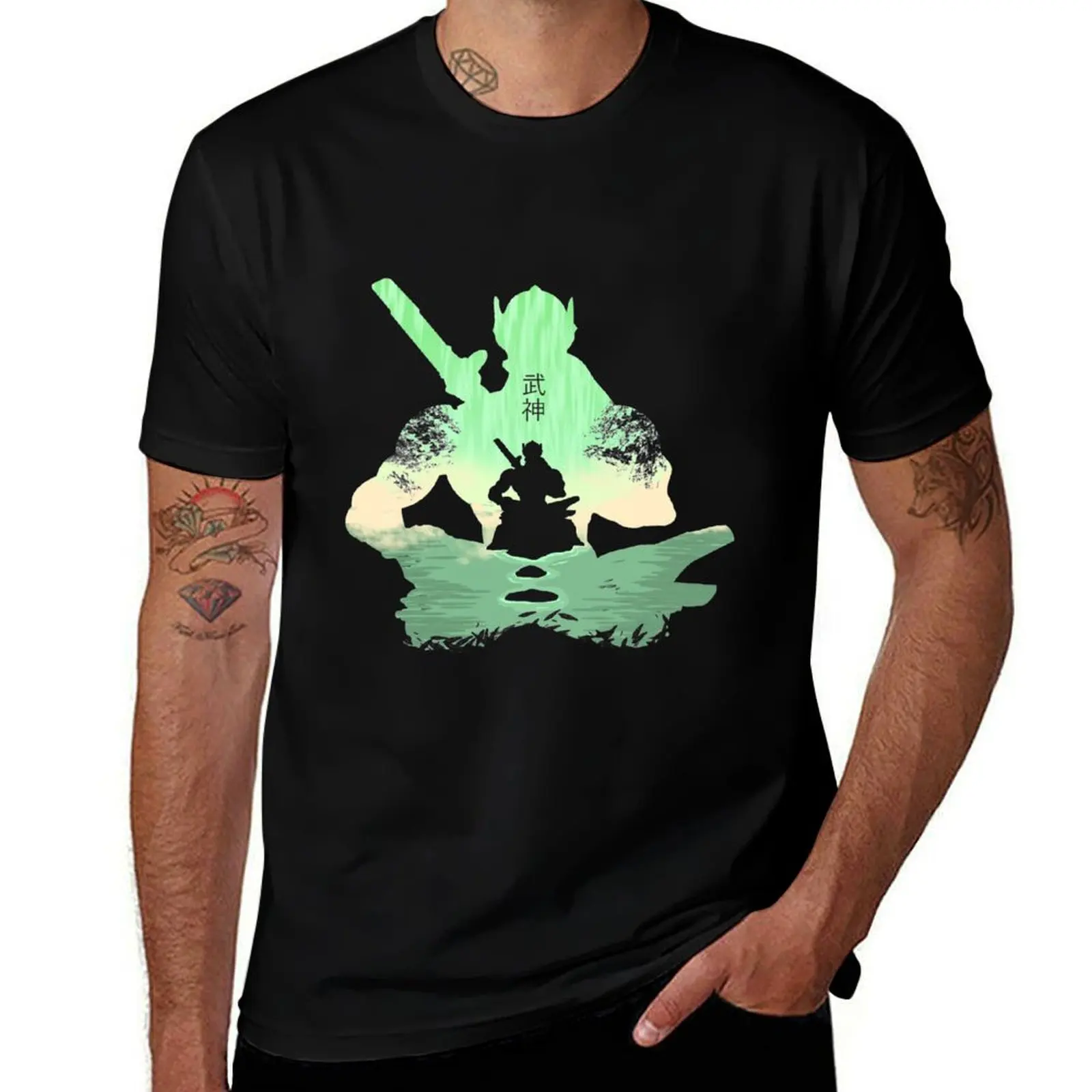 T-shirt Tranquil Ninja, T-shirt athlétique anti-humidité