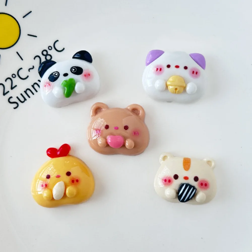 5pcs Cute Animals Bear Cat Shoe Decoration for Women Girls Fits All Clogs