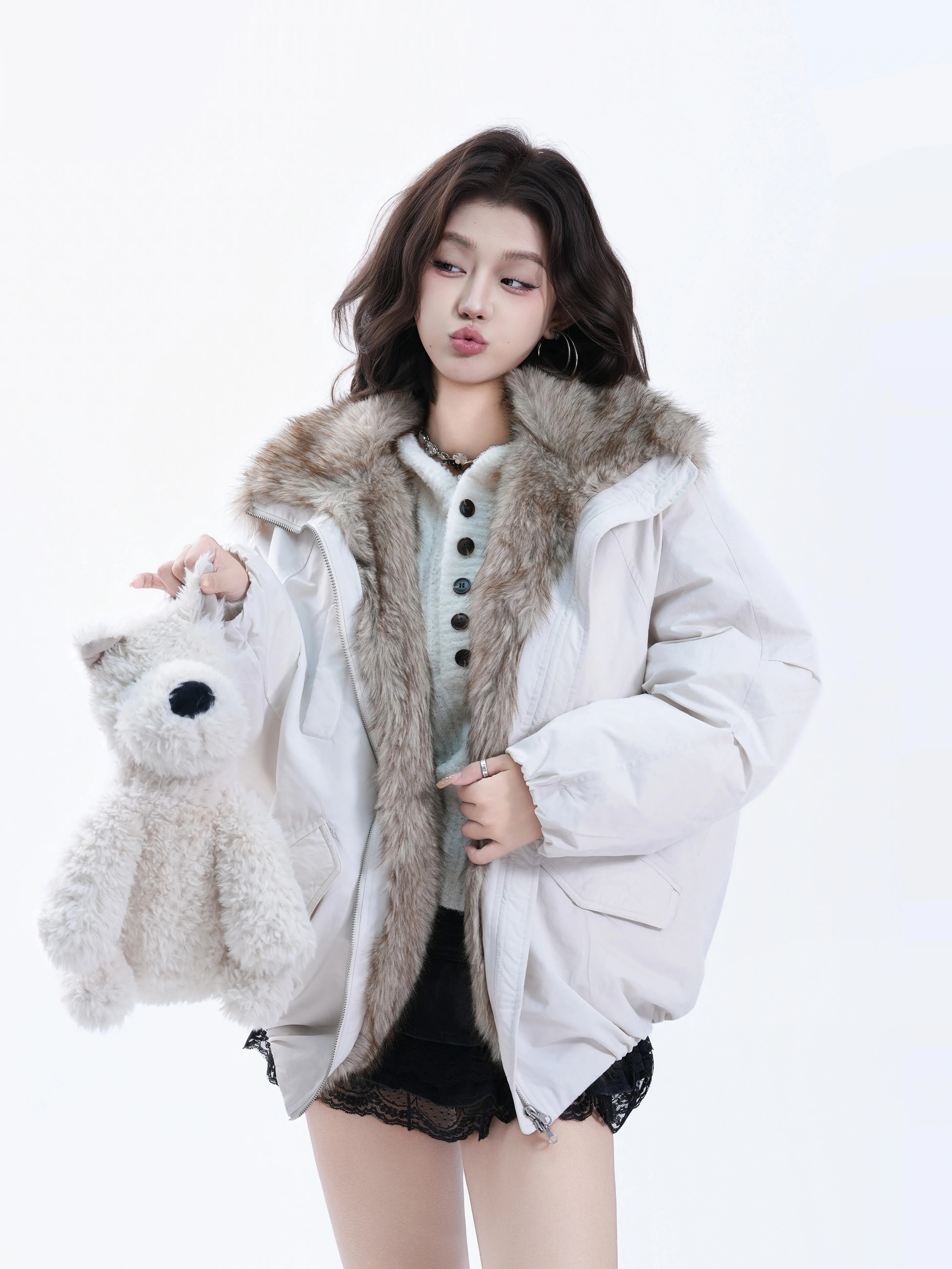 Jaqueta Feminina de Inverno co - Street Fashion Korean avaliação e preço