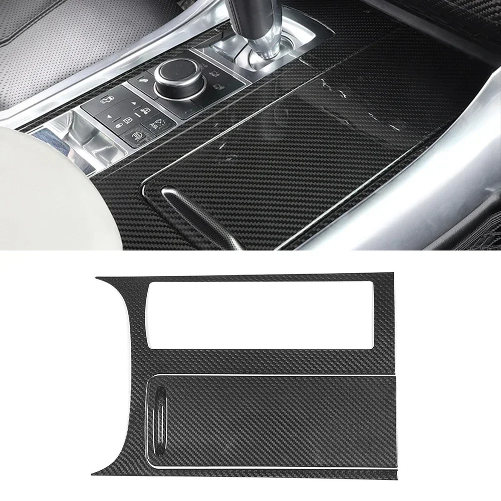 Car Center Console Panel Cover For Landrover Range Rover Sport  2018-2022  Carbon Fiber Trim Sticker Car Accessories