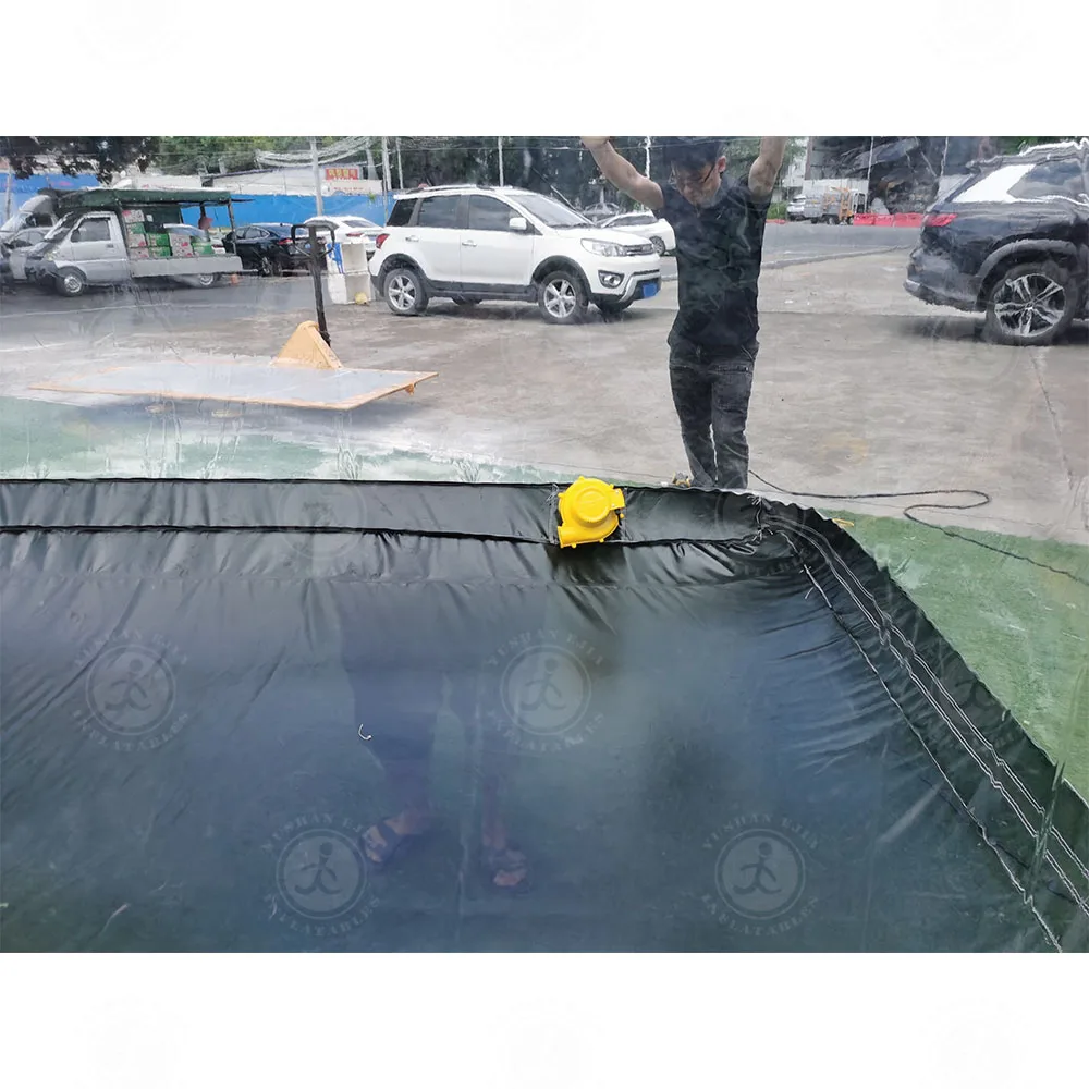 Copertura per auto gonfiabile pieghevole di prezzo di fabbrica Tenda da garage Tenda gonfiabile per auto Tenda per riporre bolle Copertura per auto in PVC trasparente