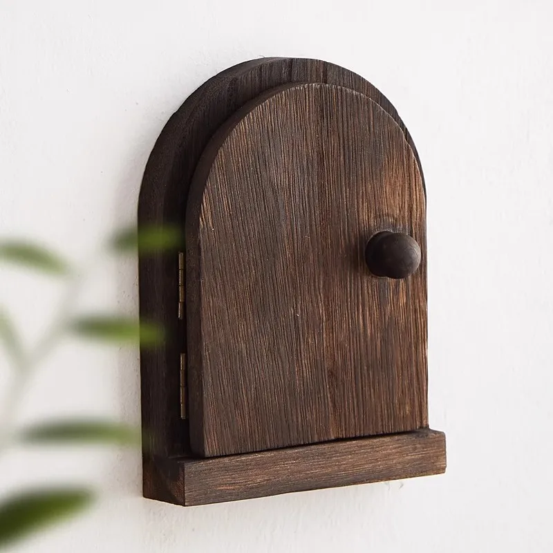 Wood Switch Sticker Switch Protective Sleeve Decoration Crafts Wall Accents Socket Trim Frame Protective Cover Wall Decoration