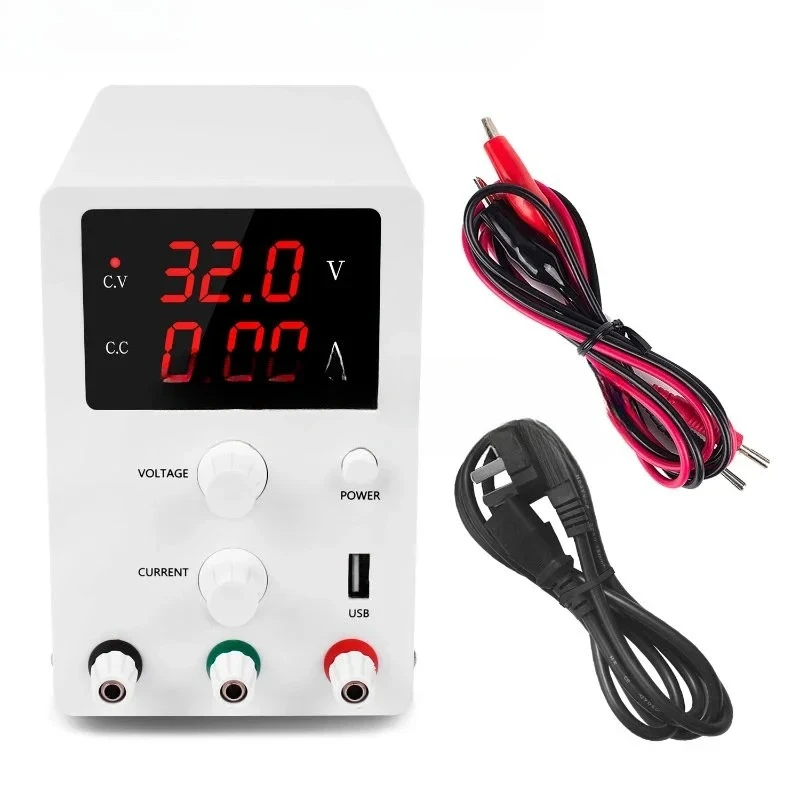 

Kuaiqu R-SPS3010 DC Power Source 30V 10A Mini Laboratory Switching Power Supply for Mobile Phone Repairing
