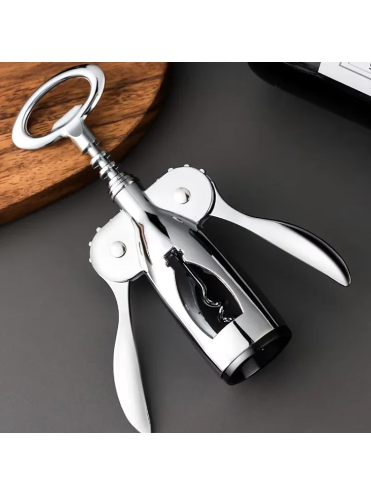 Hand Movement Bottle Opener Classic And Practical Stainless Steel Wine Opener Portable Wine Cork Remover Kitchen Gadgets