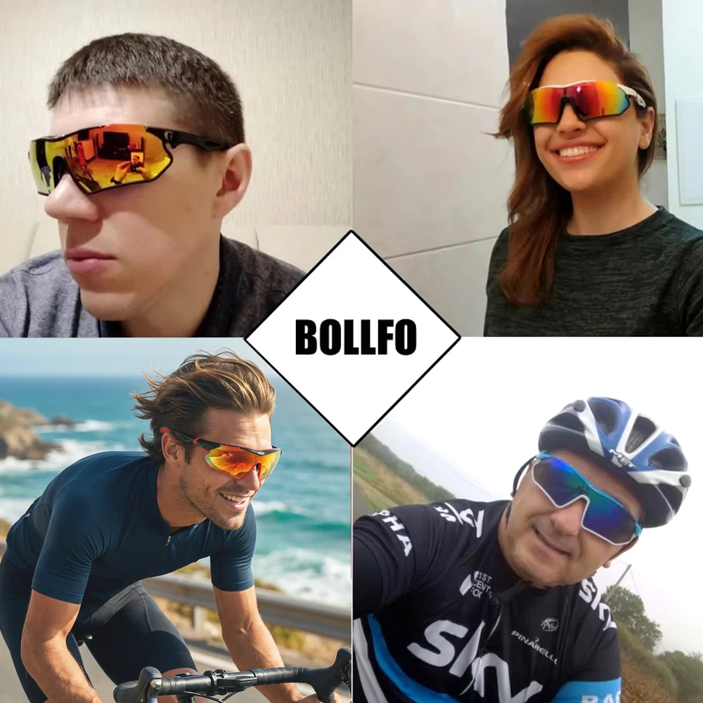 UV400 Bicycle Glasses Men Cycling Sunglasses MTB Sports Eyeglasses Bike Riding Eyewear Anti-Glare Fisherman Glasses Antiparras