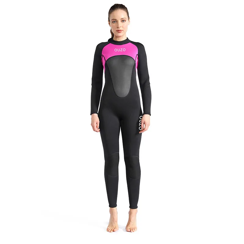 

3MM Neoprene Wetsuit Women Diving Suit For Snorkeling Scuba Diving kayaking Long Sleeve Warm Surfing Wetsuits for Men