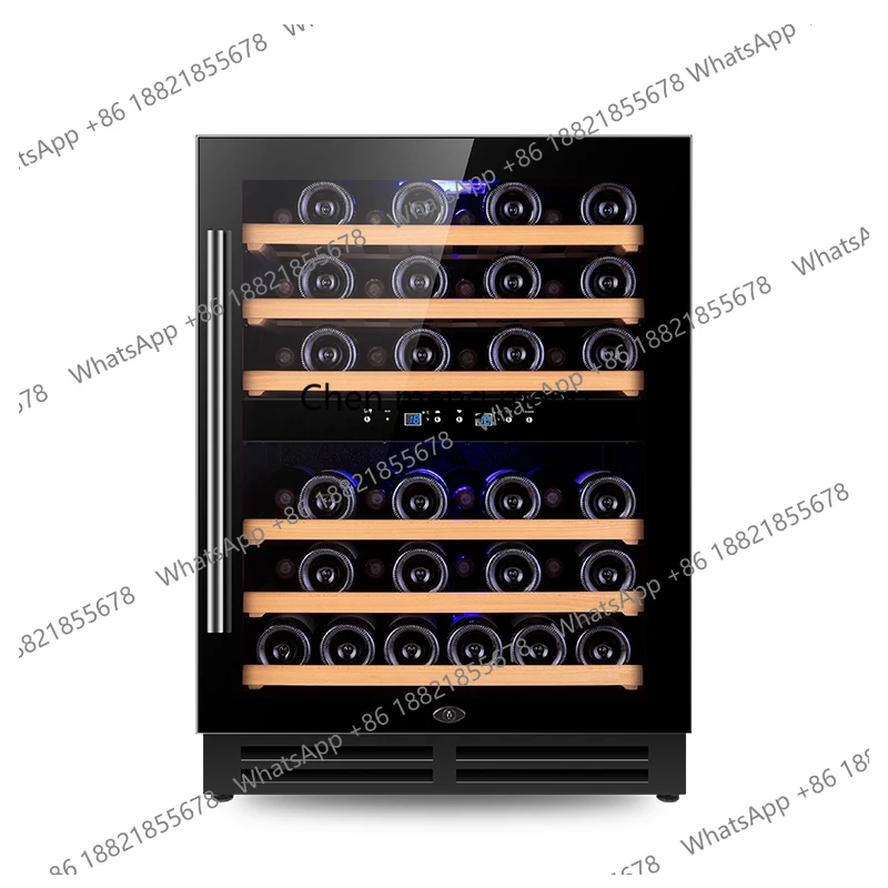 

Constant temperature wine cabinet Household living room Small dual temperature compressor Refrigerated ice bar