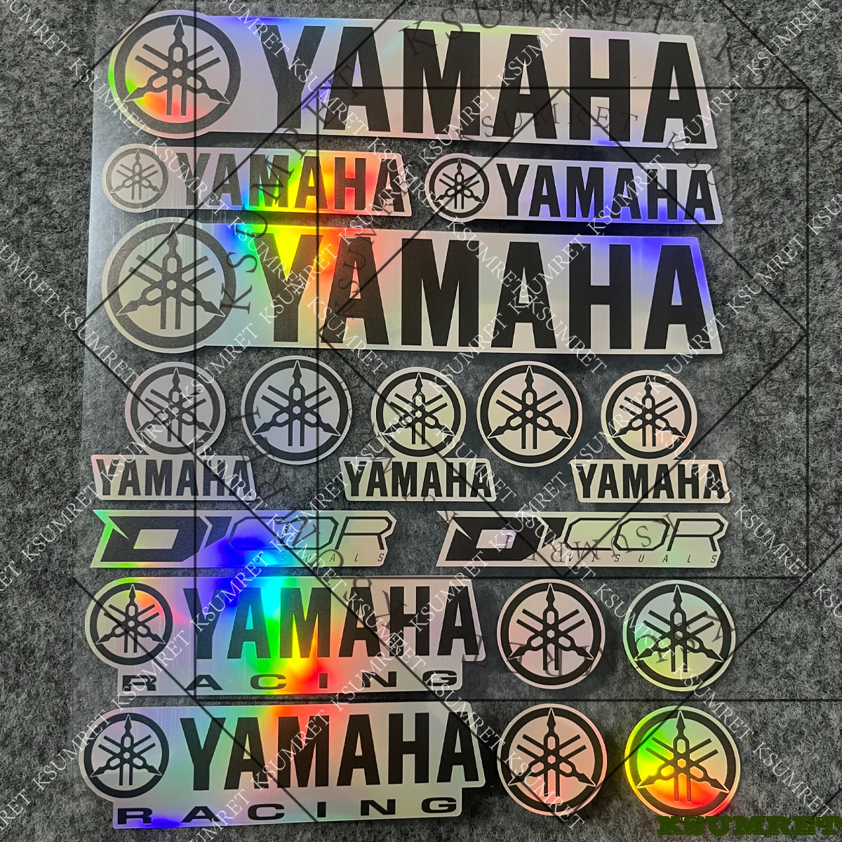 Лазер для мотоцикла Yamaha, наклейка на шлем, логотип, наклейки