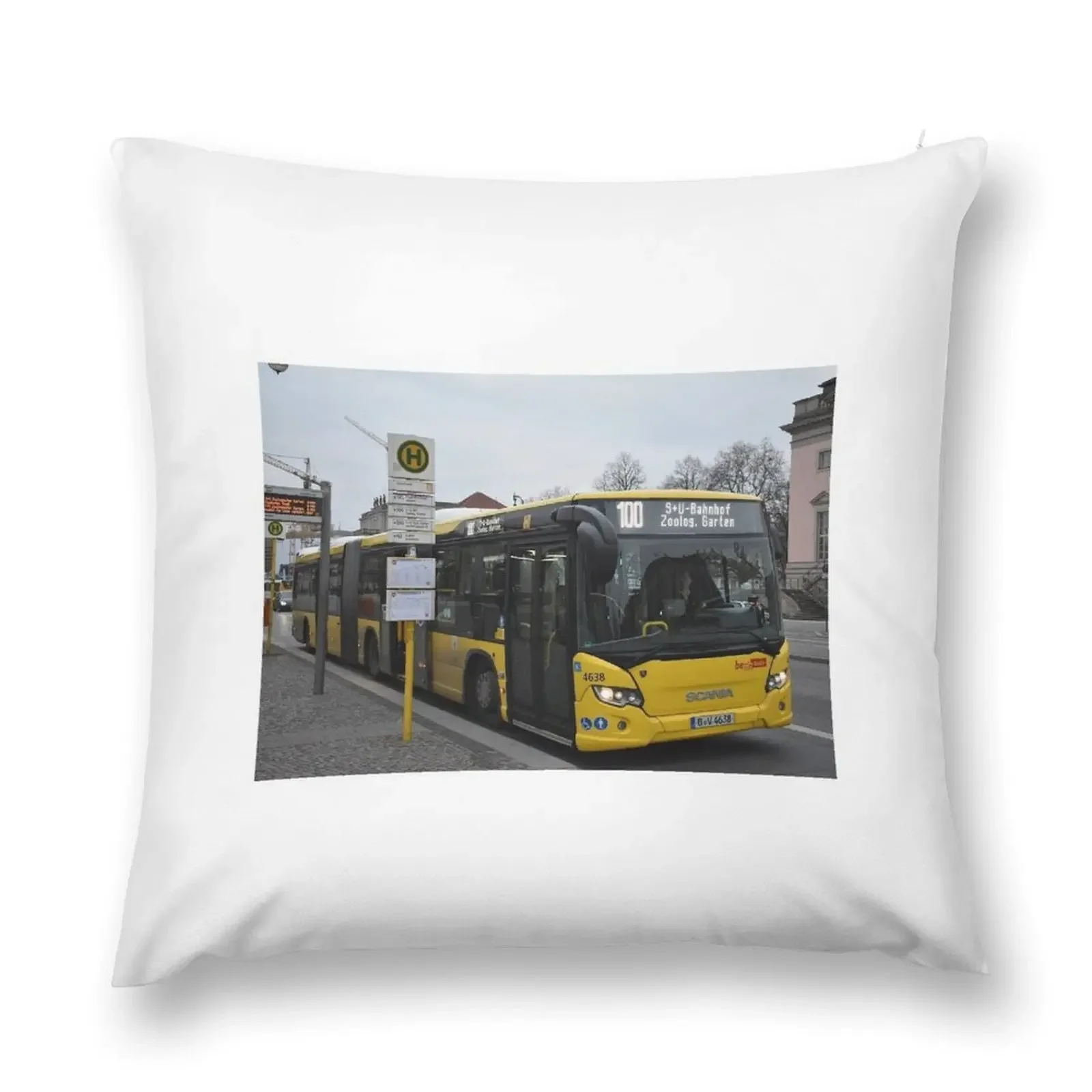 BVG bus Throw Pillow ornamental pillows ornamental pillows for living room christmas pillowcases Plaid Sofa pillow