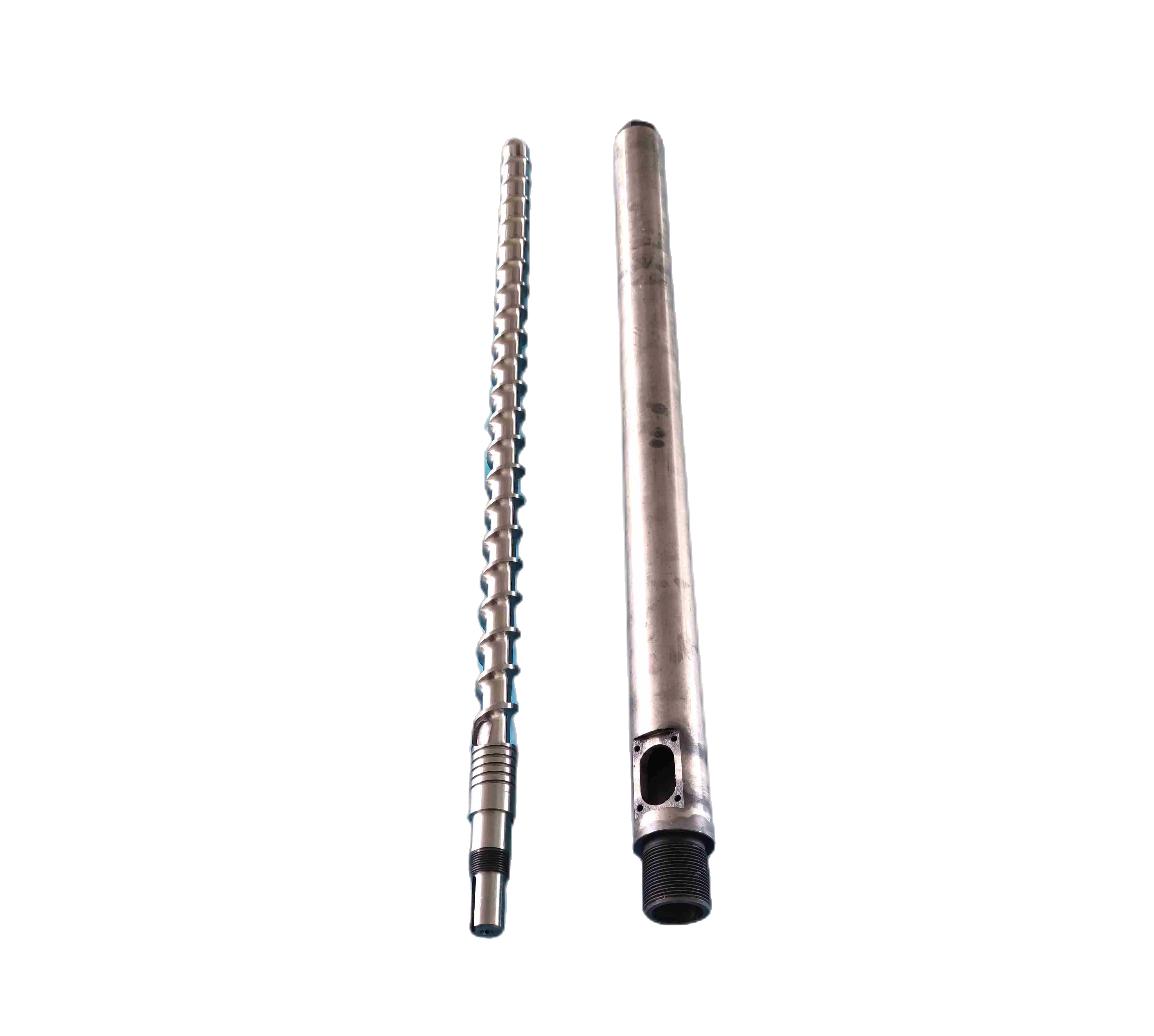 30mm Diameter Injection Molding/Extrusion Screw Kit with Barrel Nozzle Meltingplot GmbH design