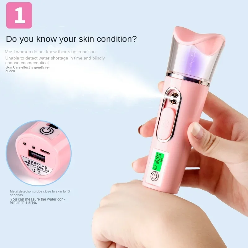 Gratis Verzending Nano Water Aanvullen Instrument Gezichtshidratatie Makeup Beauty Draagbare Usb Oplaadbare Luchtbevochtiger