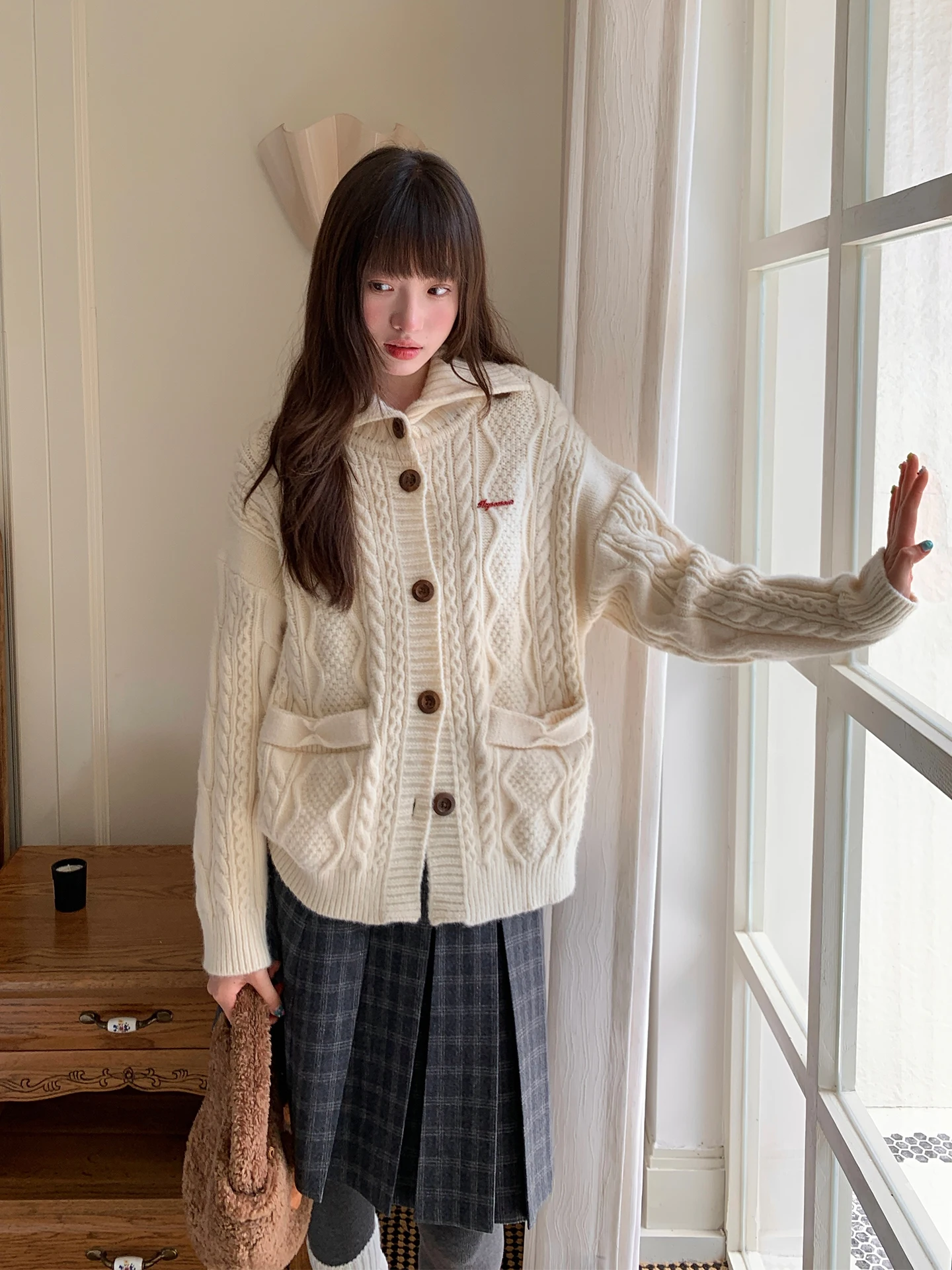 

Женский свитер Tokyo Annual Record JK: свободный крой, повседневный, облегающий, теплый, для осени и зимы