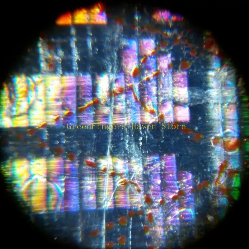 F68D Handhed Microscope 160-200X Adjustment Portable LED Microscope LED Lighted Pocket Microscope Magnifier-M25 White