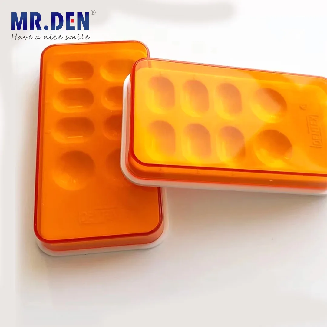 

Dental Materials Aesthetic Resin Shading Box Mixing Resin Placement Box with Light Shielding Box Teeth Shading Light Storage Box