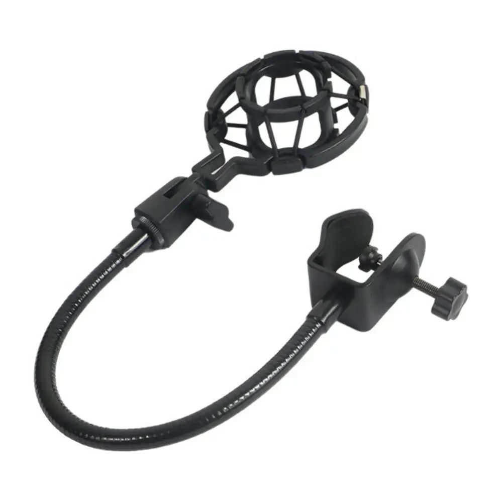 Universal microfone do telefone móvel tablet suporte suportes mangueira clipe ajustável à prova de choque quadro tripé acessórios