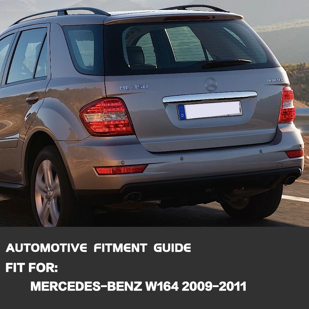 Lámpara trasera izquierda/derecha para mercedes-benz W164 clase ML ML300 ML350 2009 2010 2011 luz trasera de freno con