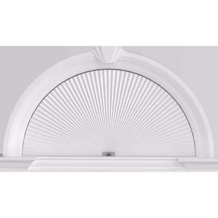 

Arch Window Shades Half Circle Light Filtering Cellular Shades Cordless No Drill Blinds for Windows Half Moon Honeycomb Fabric N