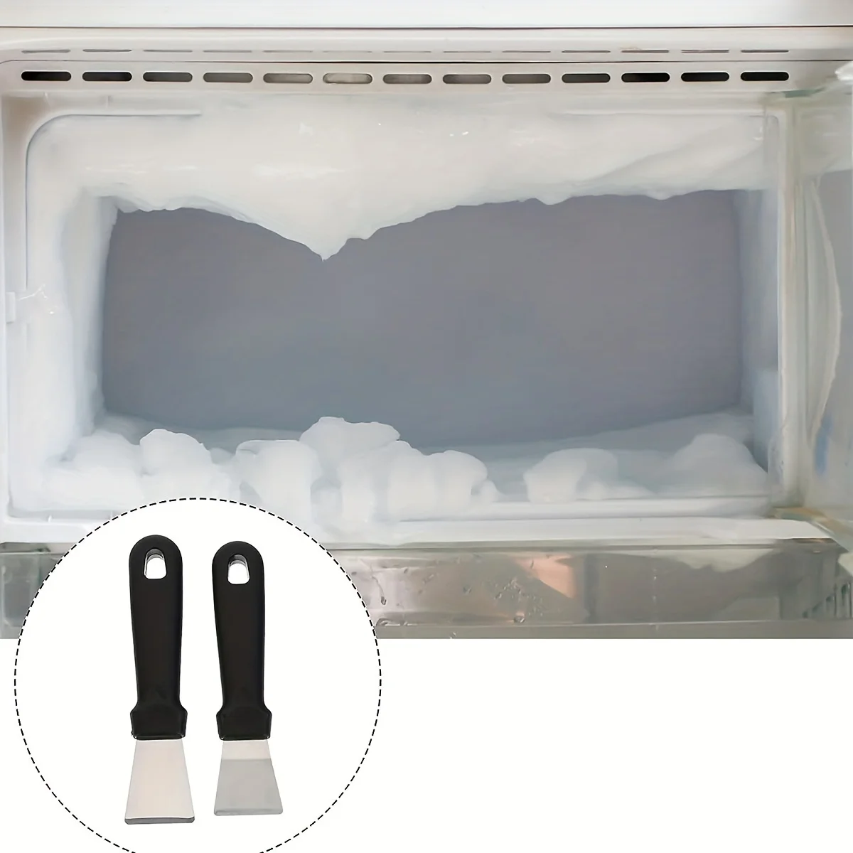 Stainless Steel Scraper Multi Use Tool for Removing Labels Stickers Paint from Glass Stovetop Adhesive Cleaner Kitchen Gadget image 5