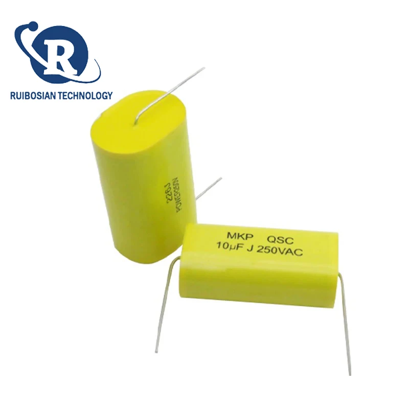 1PCS MKP Huang Bian Axial 250v 1/2.2/3/4/4.7/5.6/8.2//10/15/47UF Infinite Capacitor