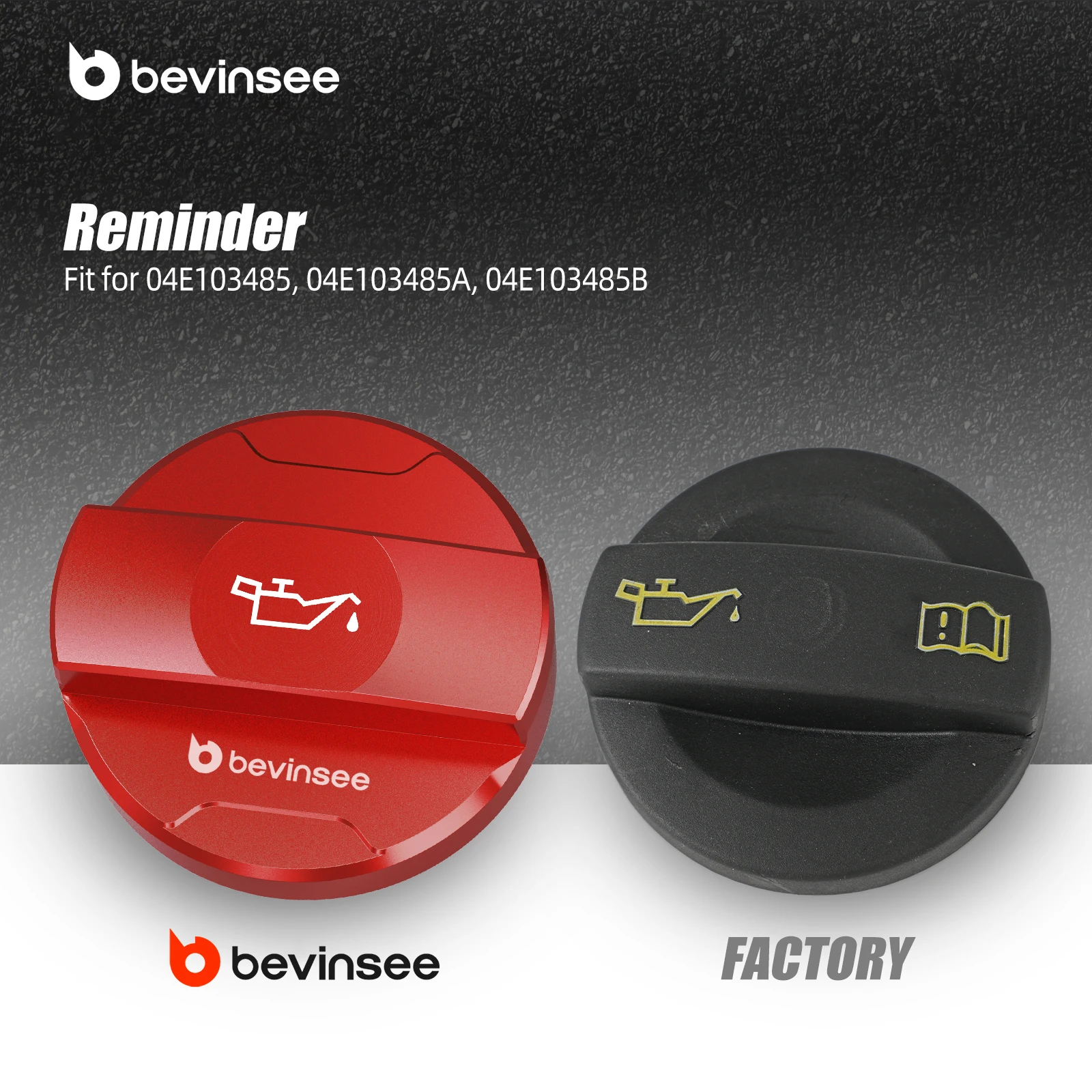 For EA211 Engine Oil Filler Cap Cover, for Audi A3 8V 8Y 8P, for VW Golf 5/6/7/8 for Passat B8 for Tiguan 2, for Skoda for SEAT