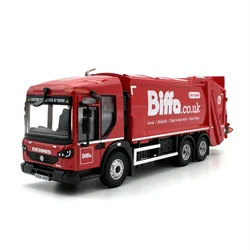 1:76 Scale Diecast Alloy Dennis Garbage Collection Truck Toys Cars Model Classics Adult Souvenir Collectible Gift Static Display