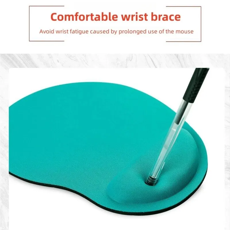 E01 Wrist Guard Mouse Pad Office Desk Pad Soft And Comfortable Memory Cotton Rebound Ultra Light image 5