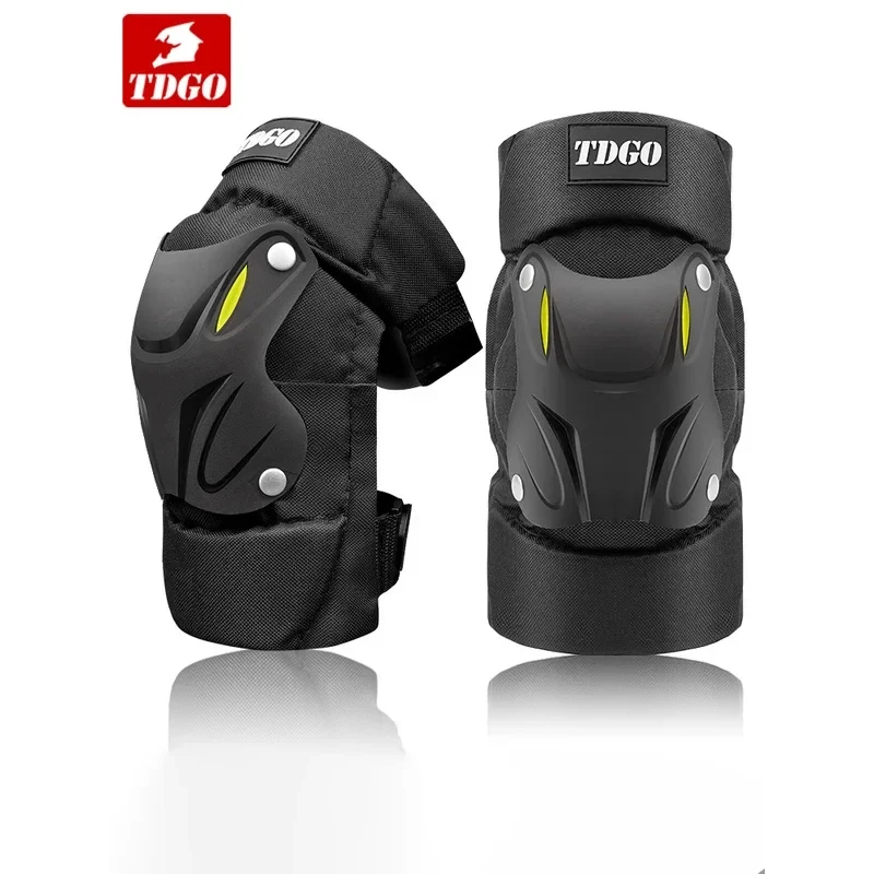 Men's Adjustable Fluorescent Motorcycle Kneepads Knee, Elbow Pads Motocross Racing Protective Gear Kit Guards & Accessories