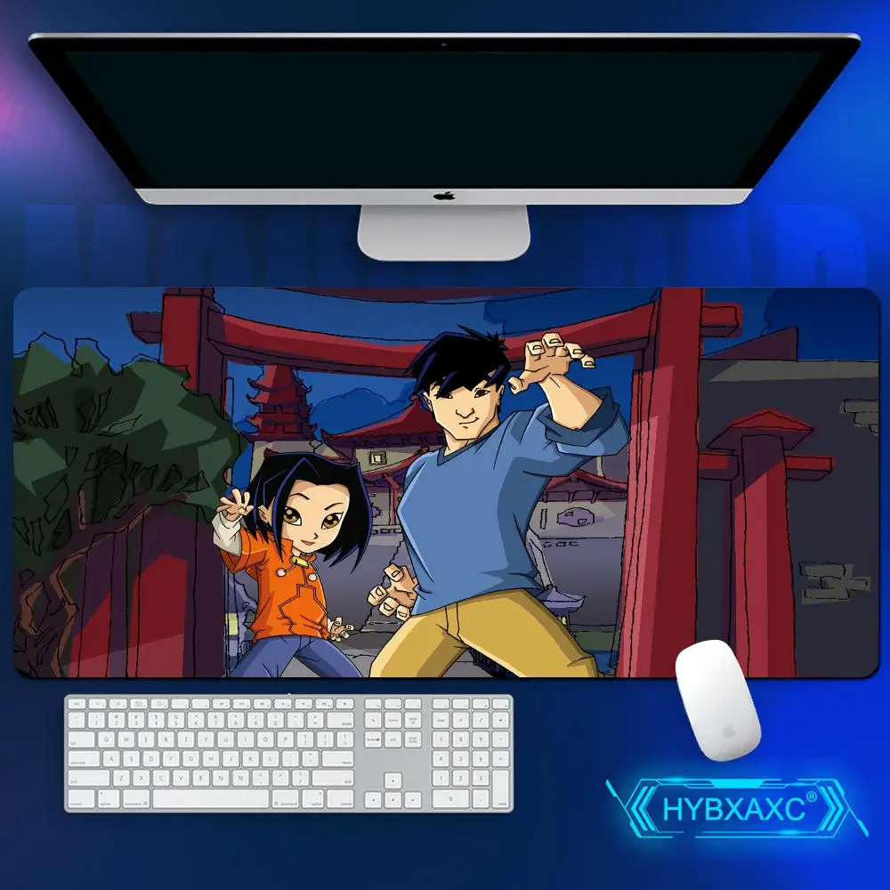 Xxl Mouse Pad Desk Mat Gaming Mats Mouse Mat Jackie Chan Adventures Big Mousepepad Office Rug Deskmat Mousepad Gamer Mausepad