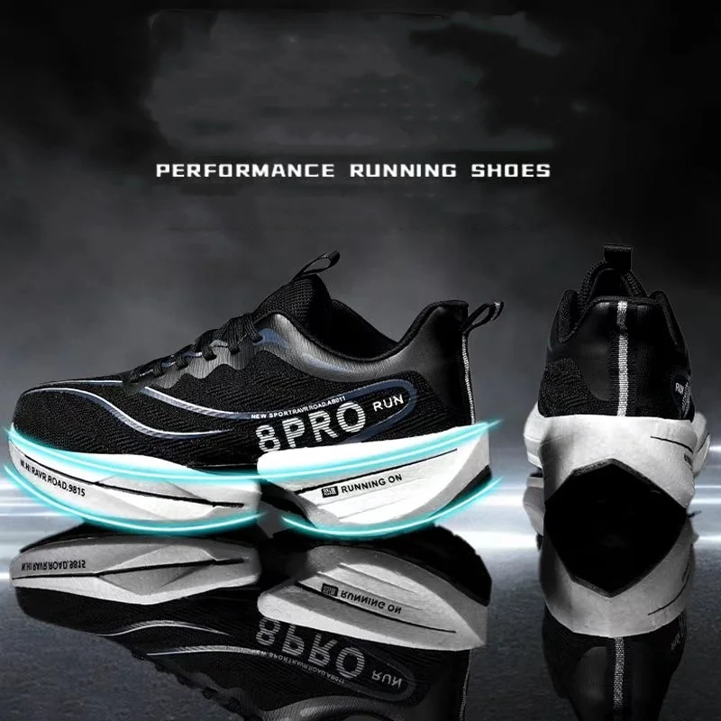 

Мужские спортивные кроссовки для бега Marathon с карбоновой пластиной, воздушной подушкой, дышащие, легкие, удобные, нескользящие, для женщин