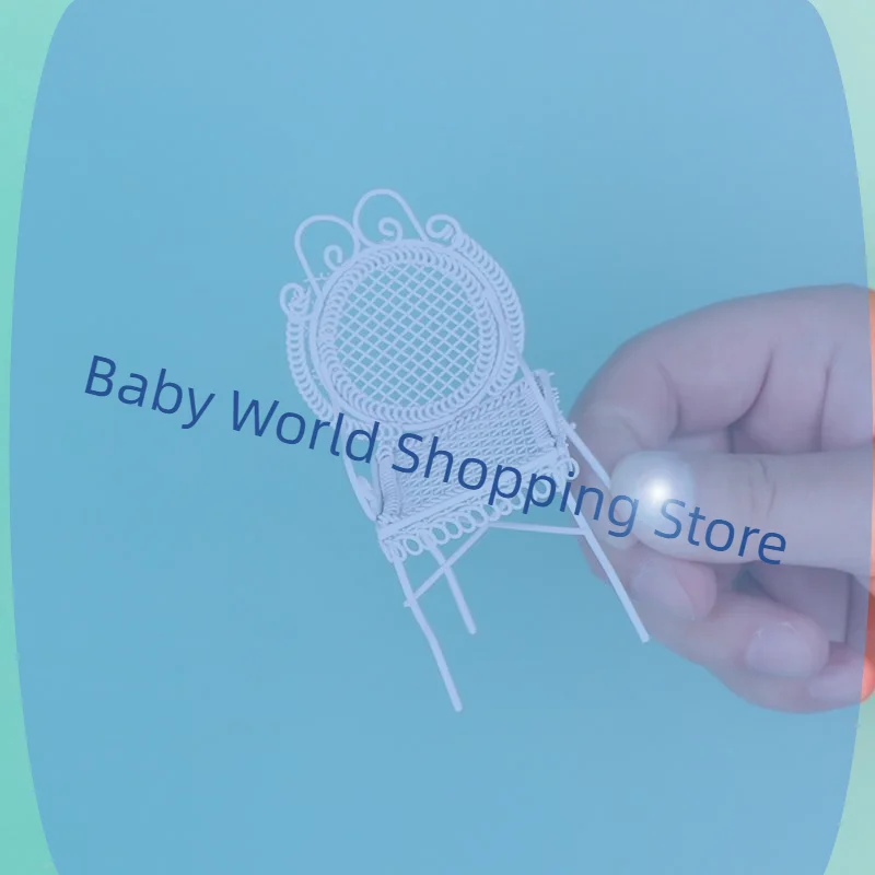 3 個シミュレーションミニ鉄八角形テーブルと椅子モデル 1/12 ドールハウスミニチュア家具セットごっこ遊びおもちゃ子供のため