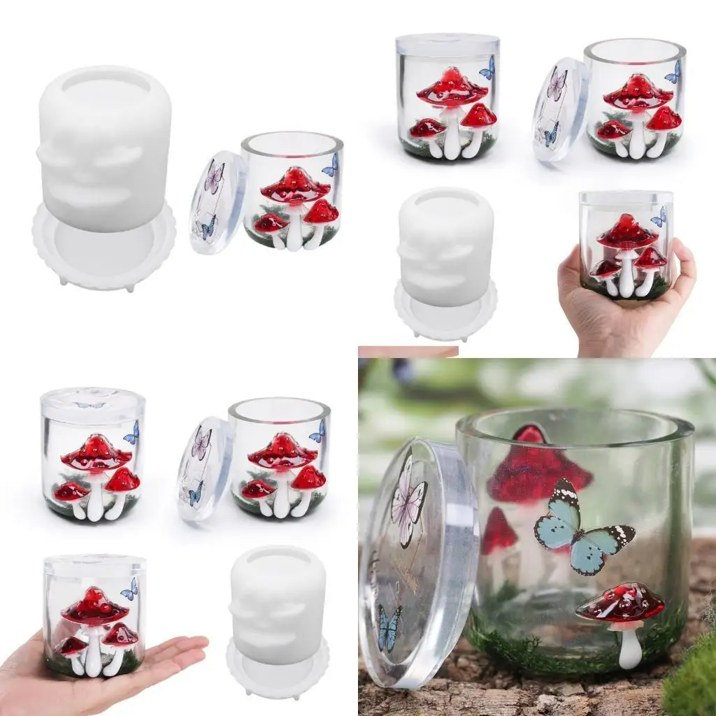 

Безопасно для детей силиконовые грибные банки набор плесени