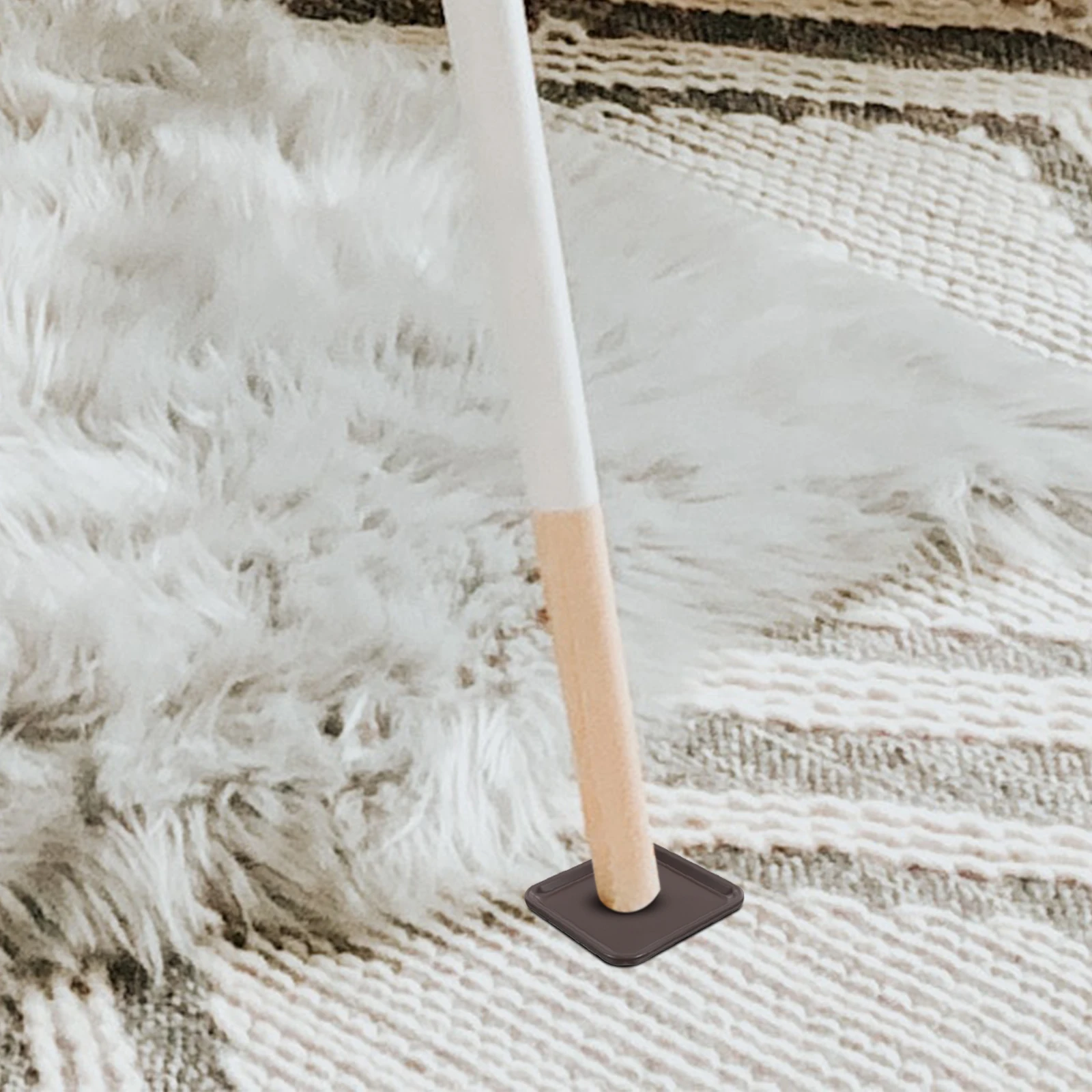 

8Pcs Furniture Leg Caster Cups Floor Protectors Anti-Slip Durable Pads for Wood and Carpet Floors Chair Foot Pads