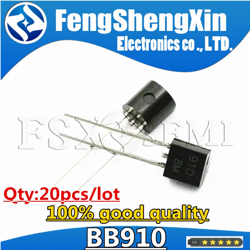 

20pcs BB910 910 TO-92 910 TO92S varactor diode