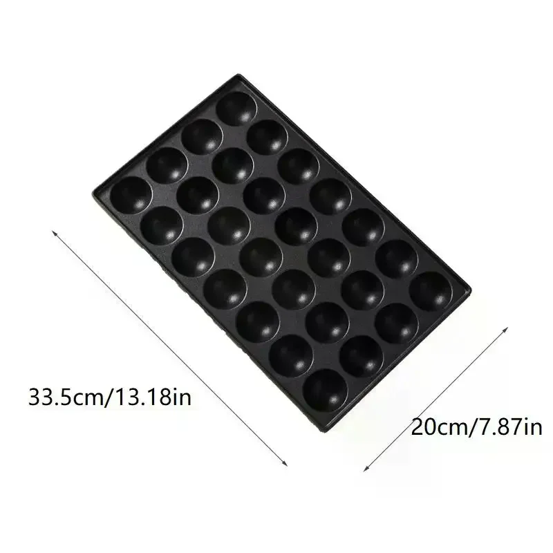 28 Hole Food Grade Non Stick Octopus Meatball Baking Tray, Quail Eggs, Fish Balls, Cakes, Essential For Outdoor Family Picnics