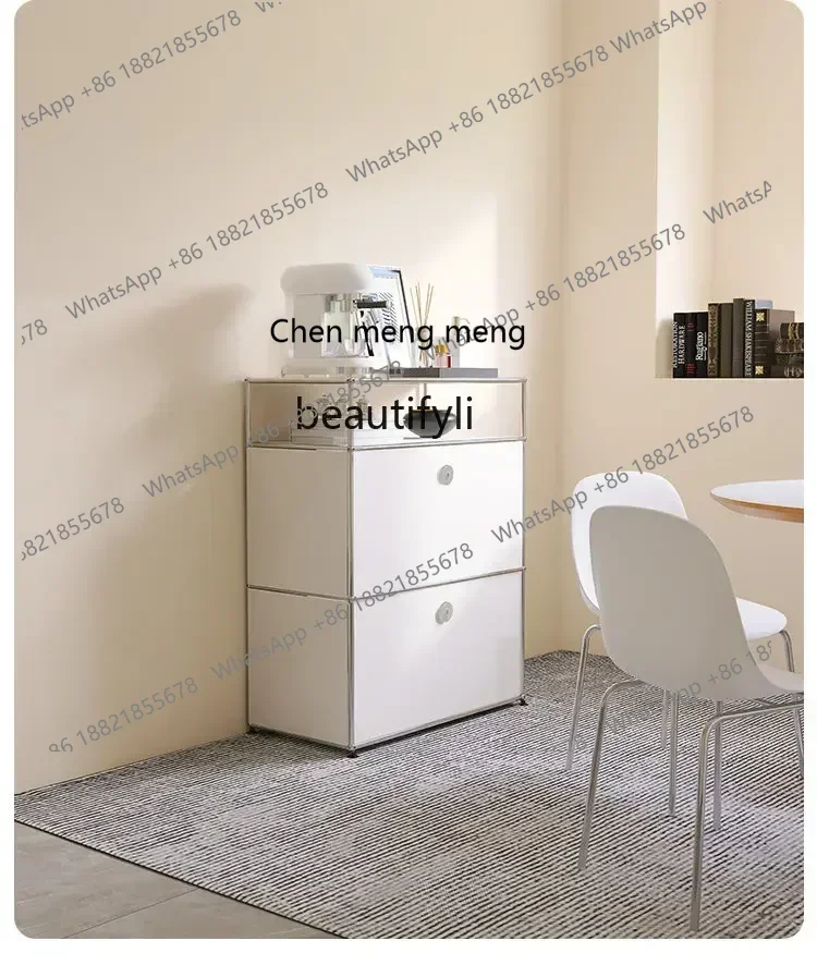 

ss cn8350 ss 8350 Stainless Steel Chest of Drawers Module Assembled Cabinet Household Floor Side Cabinet Simple Locker