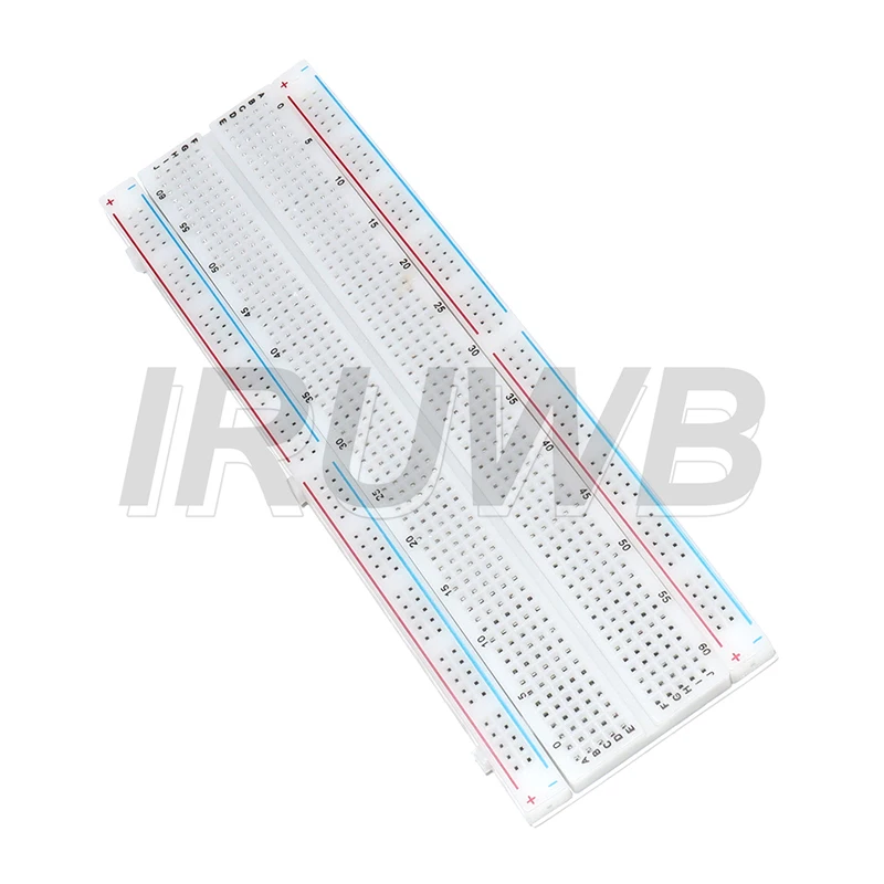 MB-102 Breadboard 400 830 Points Solderless PCB Bread Board Jumper Wire Cable Prototype Board DIY for Arduino Kit