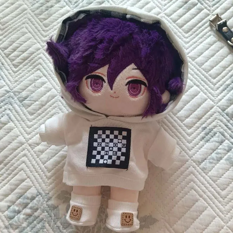 

20cm Anime Game V3 Kokichi Oma Kawaii Cosplay Soft Cotton Doll Body With Skeleton Cartoon DIY Dress Up Clothing Toy Figures Gift