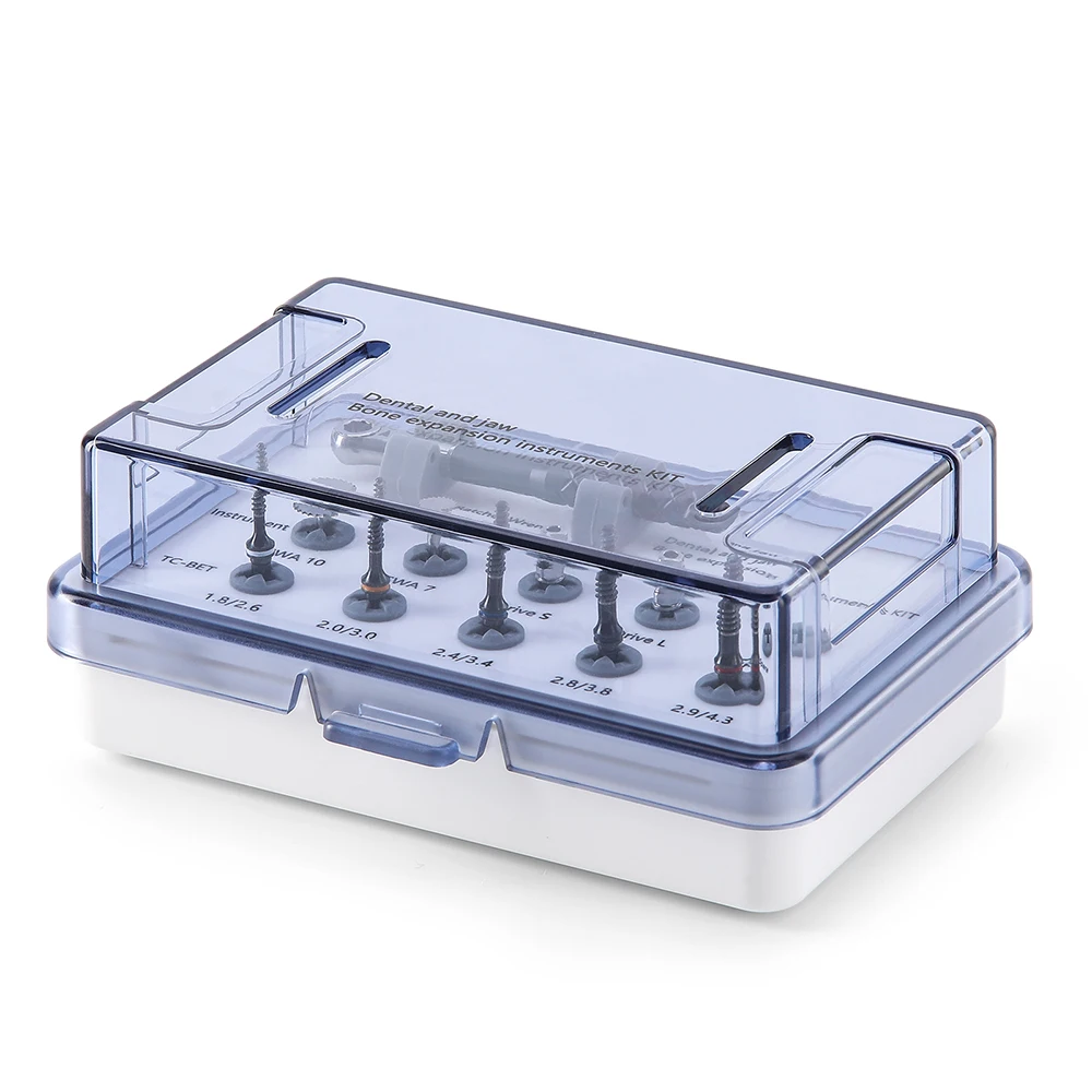 AZDENT Dental- und Kieferknochen-Erweiterungsset, chirurgisches Implantat-Bohrinstrumenten-Set, Ratschenschlüssel, Treiber, Betten, Implantationswerkzeuge – Detail 7