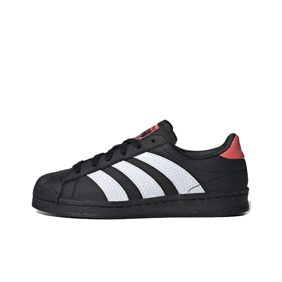 Adidas Originals Superstar 82 Chaussures de skateboard unisexe basses noir blanc