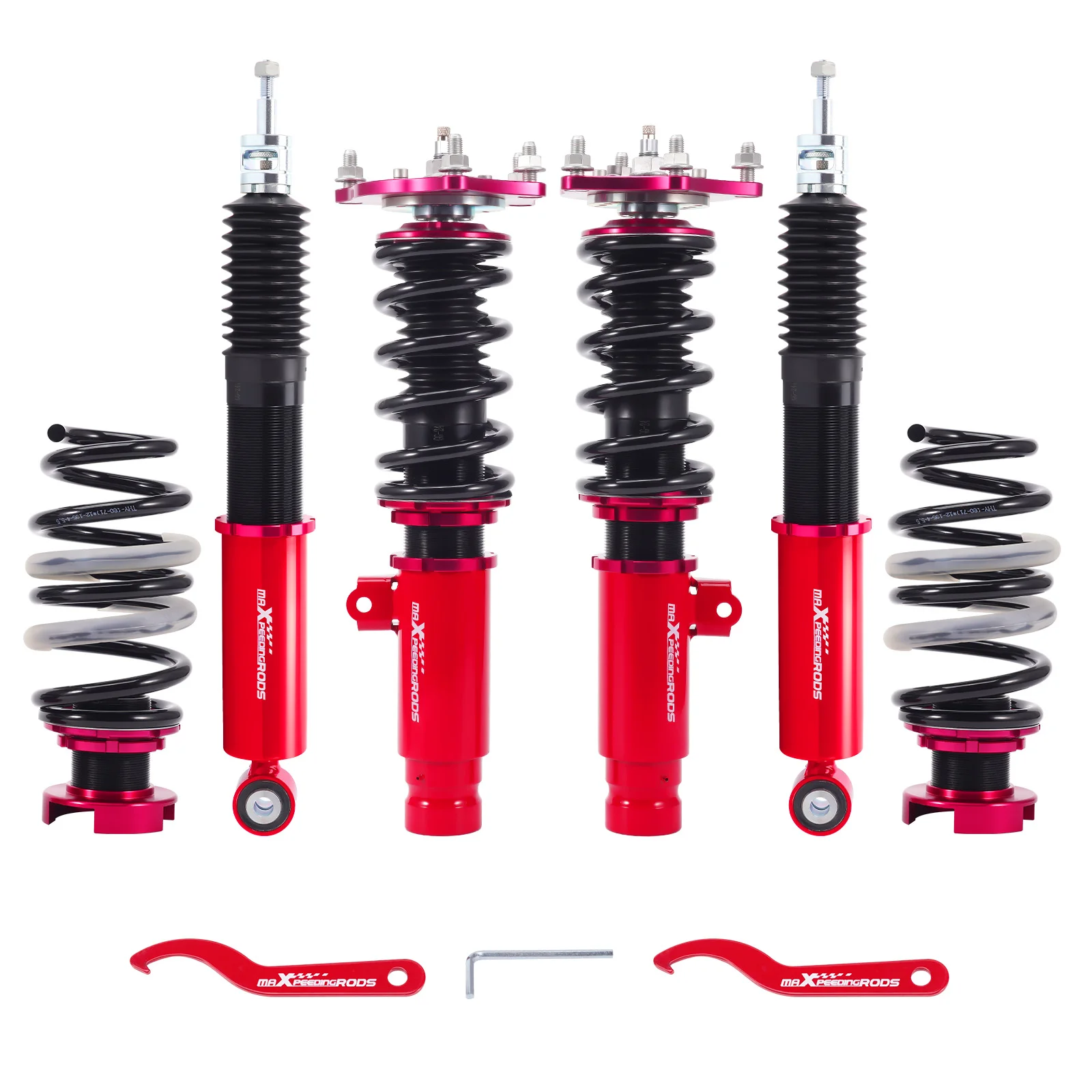 

MaXpeedingrods Coilover 24 Click Damper Kit for Honda Civic Hatchback 16-21 52mm
