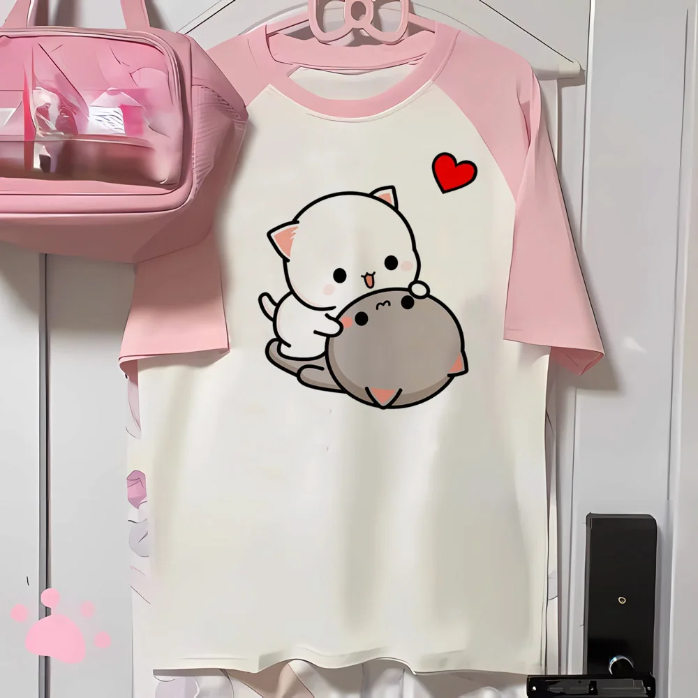 Bubu e Dudu t shirt donna comoda maglietta in tessuto morbido comico designer femminile abbigliamento comico giapponese