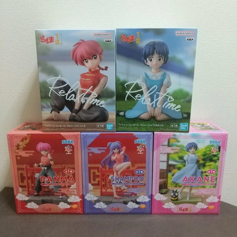 

Original Sega Ranma 1/2 Luminasta Shampoo Tendou Akane Saotome Kawaii Doll Action Figure Pvc Model Collectible Toys Statue Gift