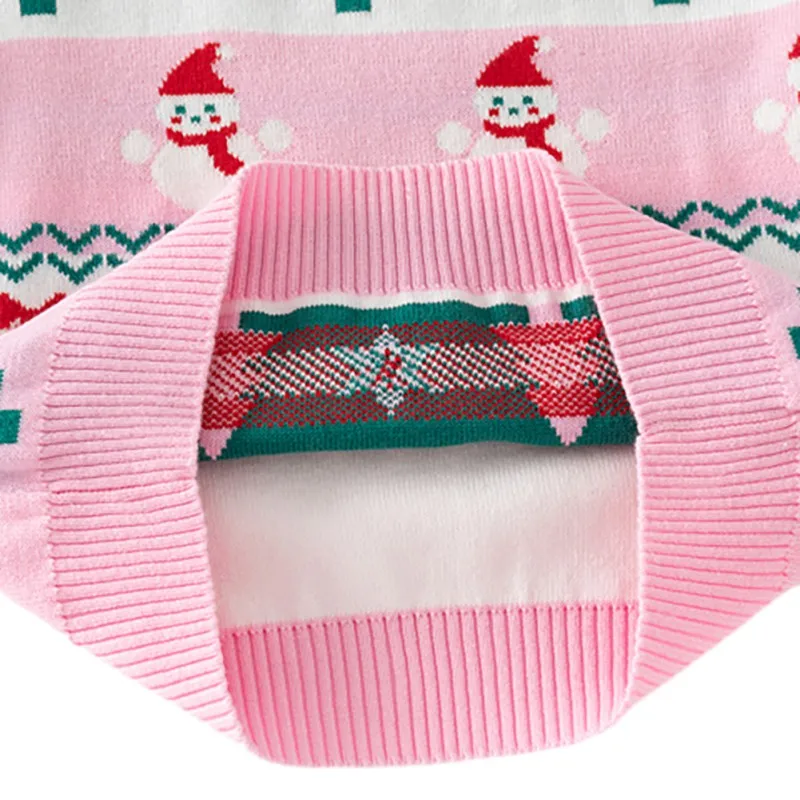 Bambini bambino albero di natale maglione lavorato a maglia autunno inverno ragazzo ragazza vestiti girocollo bambino bambino ragazze ragazzi