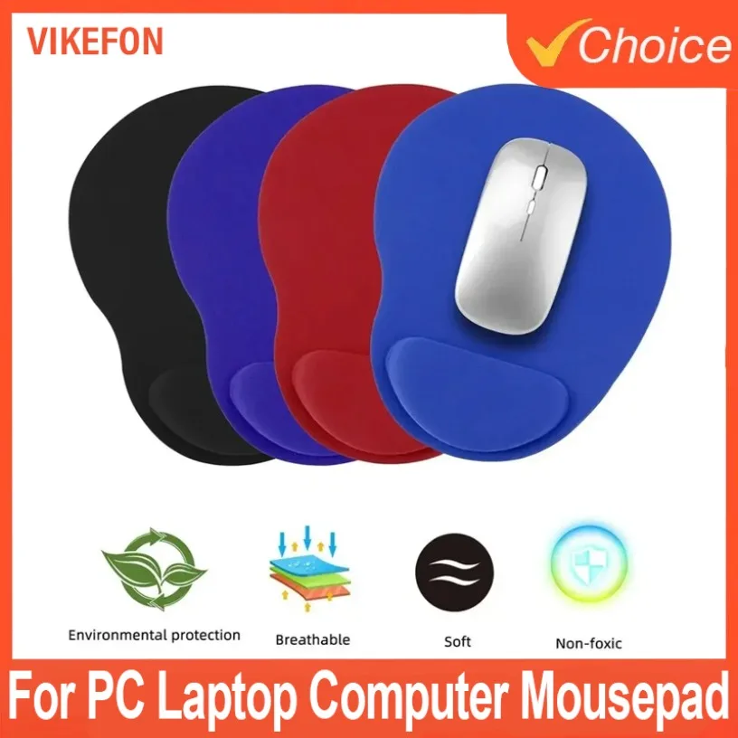 For PC Laptop Computer Ergonomic Wrist Rest Mouse Pad Comfortable Wrist Support Non Slip Mice Mat Soft Mousepad