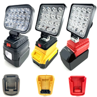 For Makita/Dewalt/Milwaukee 18V Li-ion Battery 3/4 inch Emergency Flood Lamp Camping lamp Portable LED Work Light Flashlight